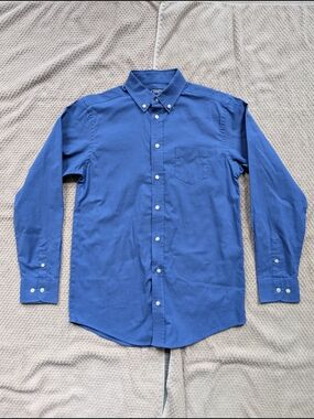 Chaps Youth Blue Button-Down Dress Shirt